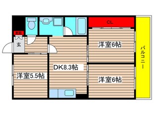 テラスレジデンス名古屋星崎の物件間取画像